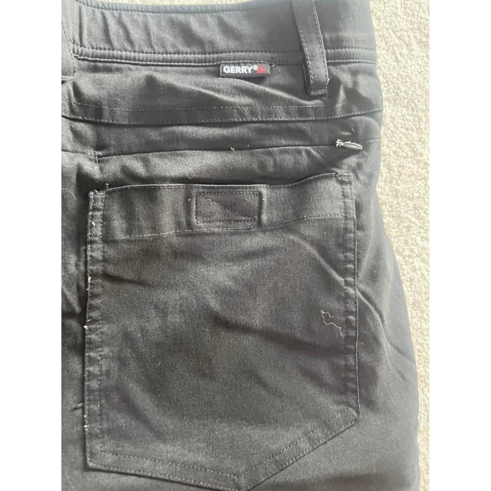 Gerry‎ Mens Venture Pants Black Outdoor Hiking Lined Straight Leg 36x32 (151)